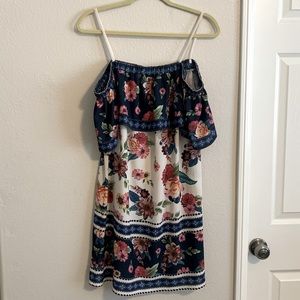 Off the Shoulder Mini Dress